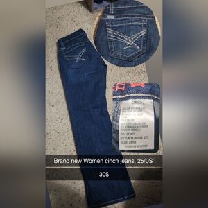 Cinch Women's Dark Blue Boot Cut Jeans